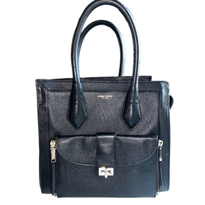 Henri Bendel Rivington Tote Bag 2 in 1 Structured Design Top Handles Large